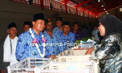 Bupati Irsyad Resmikan Pasar Rakyat Gempol