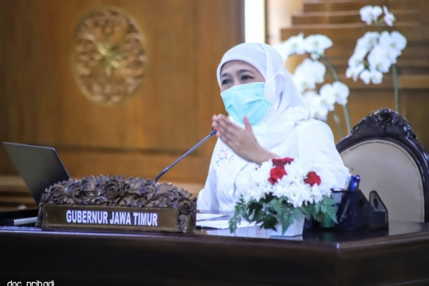 Gubernur Jatim Minta Masyarakat  Waspada Lonjakan Klaster Keluarga