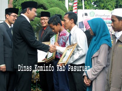 HUT AMAL BHAKTI KE 68, KEMENAG KABUPATEN PASURUAN PAJANG SEGUDANG PRESTASI