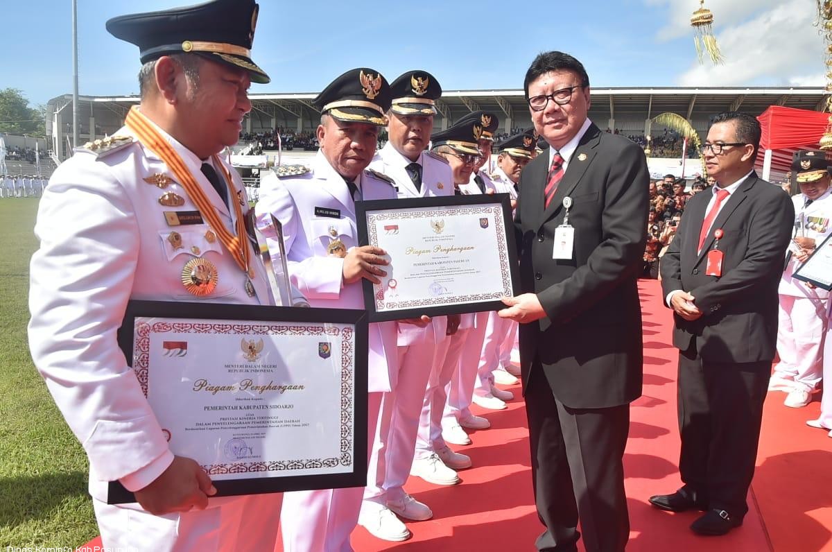 Pemerintah Pusat Tetapkan Pemkab Pasuruan Sebagai Peringkat Kedua Kinerja Pemerintahan Kabupaten Terbaik Se-Indonesia