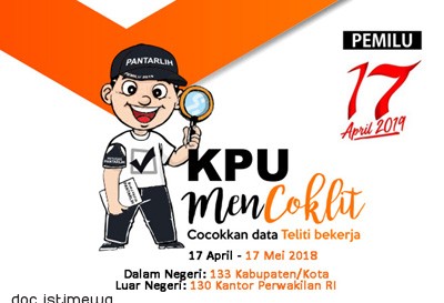 Gerakan Coklit Serentak Pemilu 2019