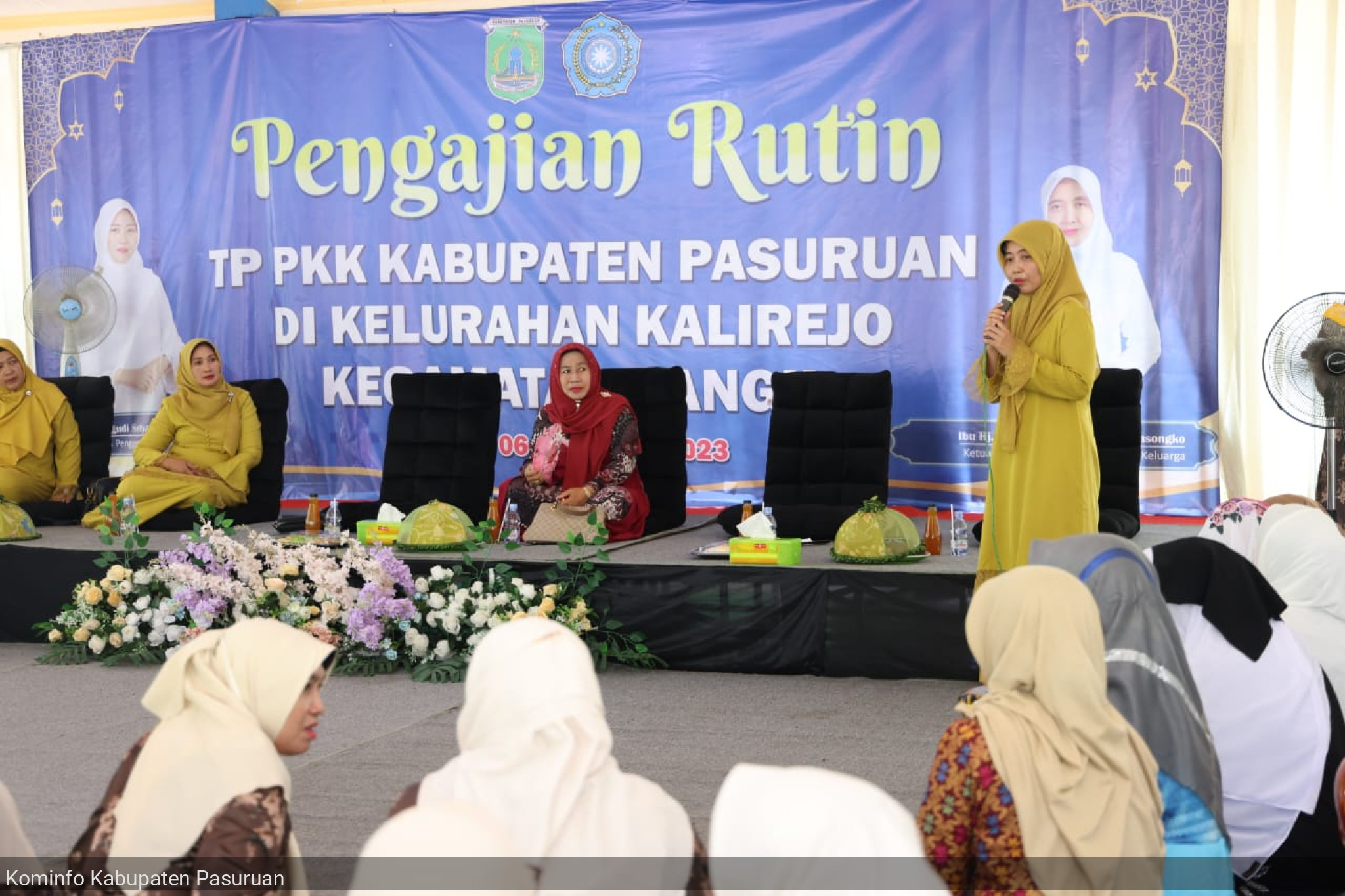 Pengurus TP PKK Kabupaten Pasuruan Ajak Masyarakat Untuk Antisipasi Banjir di Musim Penghujan