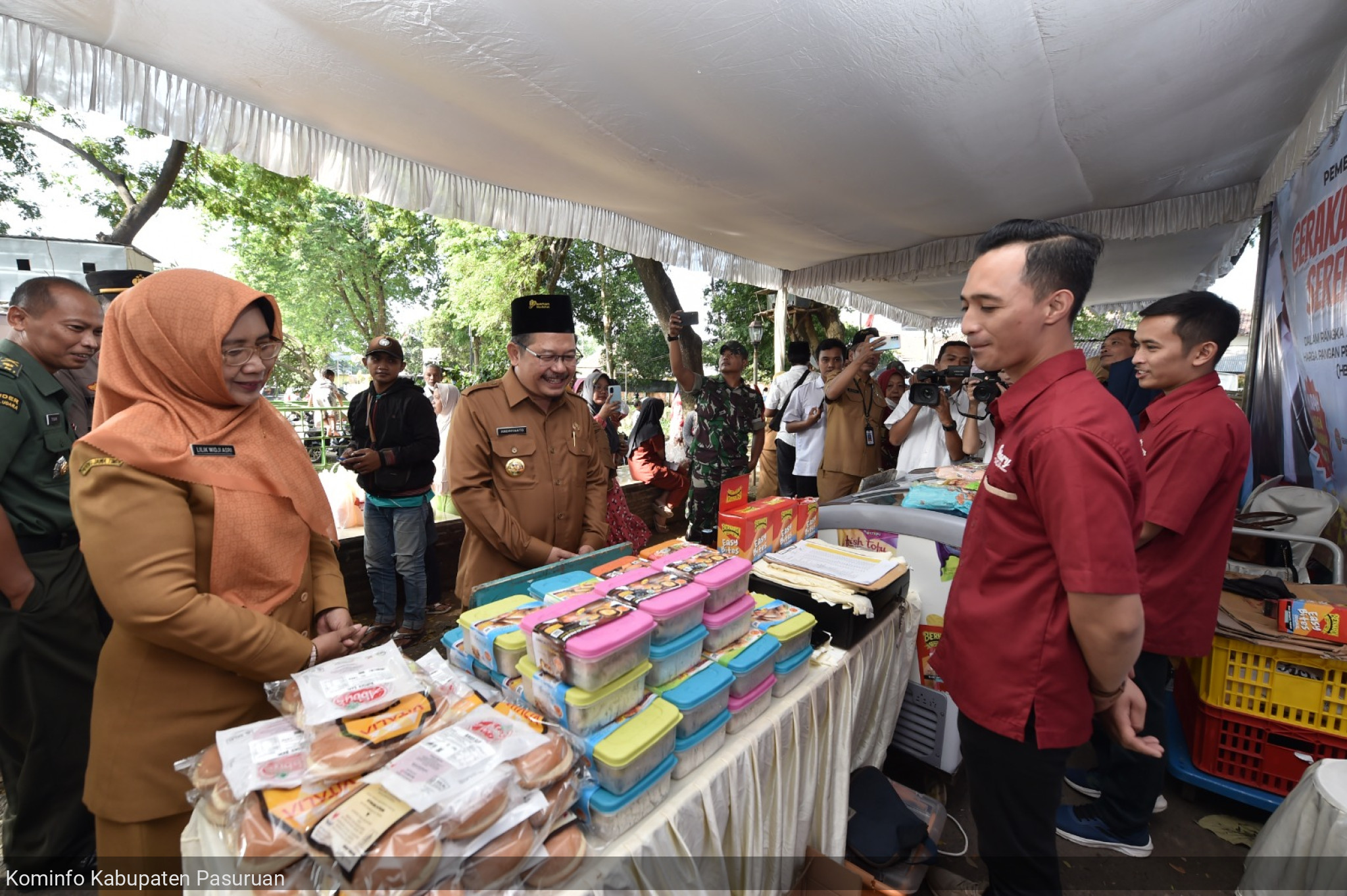 Pemkab Pasuruan Gelar Gerakan Pasar Murah Serentak di Kecamatan Wonorejo
