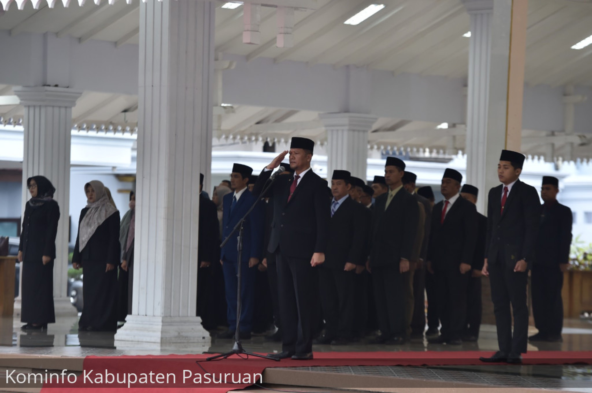 Pemerintah Kabupaten Pasuruan Gelar Upacara Peringati Hari Otoda XXVIII