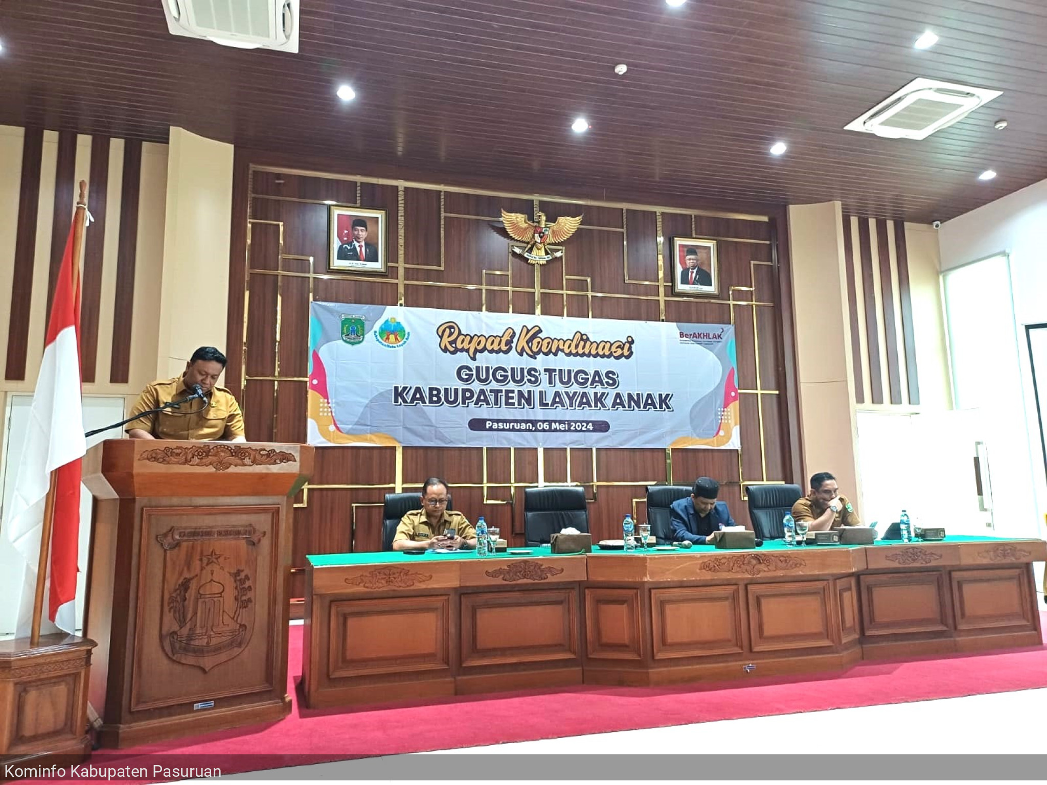 Ciptakan Kabupaten Layak Anak, Pemerintah Kabupaten Pasuruan Gelar Koordinasi Gugus Tugas