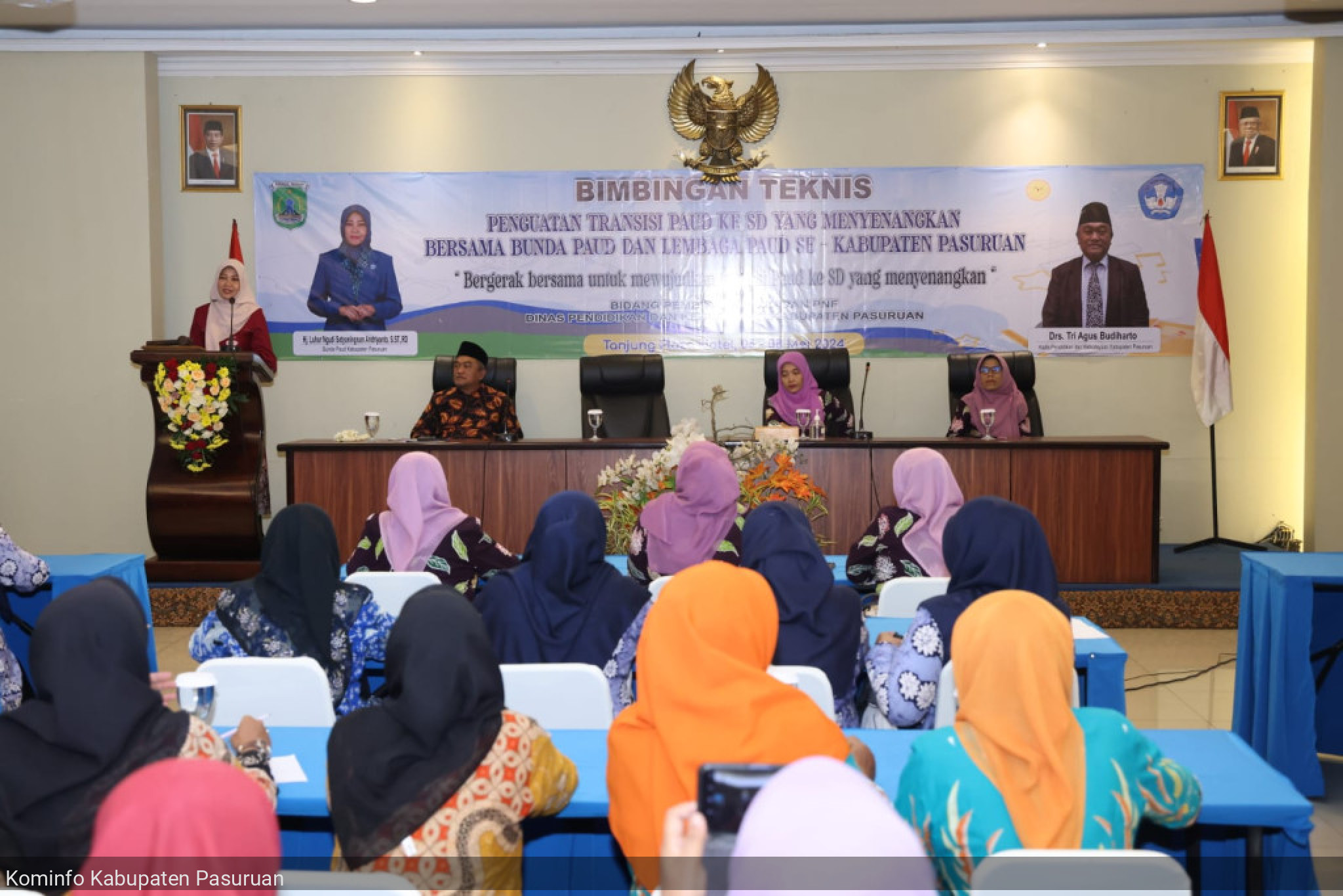 Upayakan Penguatan Transisi Paud ke SD, Dispendikbud Kabupaten Pasuruan gelar Bimtek Bersama Bunda PAUD