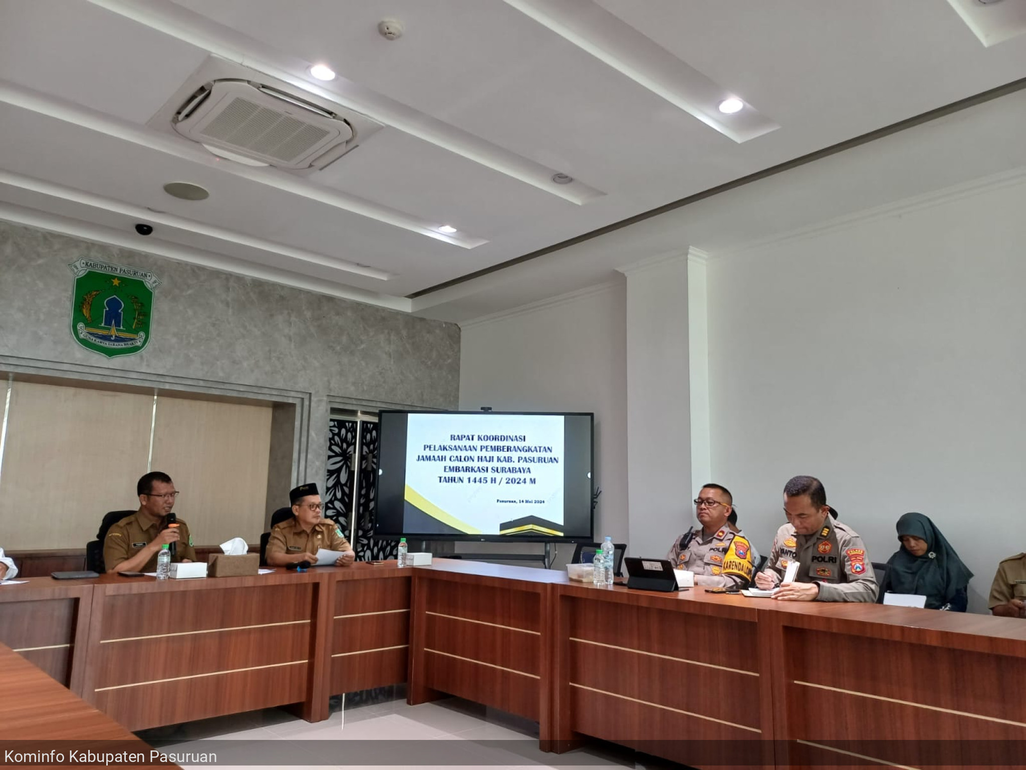 Jelang Pemberangkatan Calon Jamaah Haji Tahun 2024, Pemerintah Kabupaten Pasuruan Gelar Rapat Koordinasi