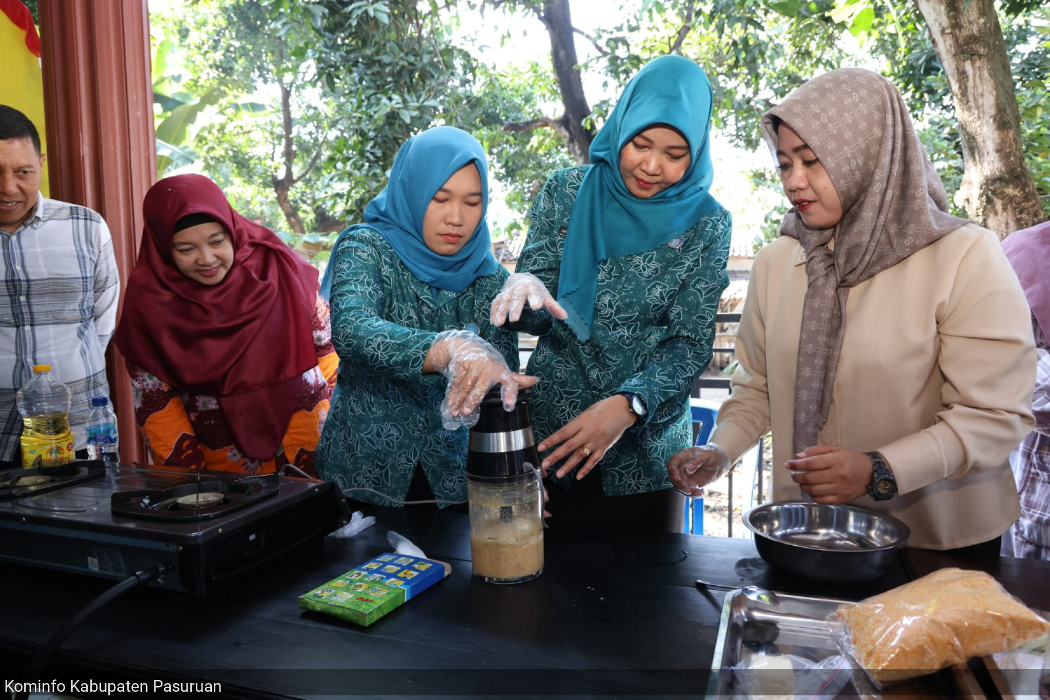 Ciptakan Kreasi Olahan Makanan, Pj. Ketua TP PKK, Ny. Luhur Andriyanto lakukan Kampanye Gemarikan