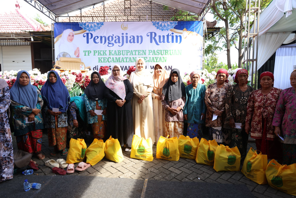 Pengajian Rutin TP PKK Kabupaten Pasuruan di Kecamatan Kejayan