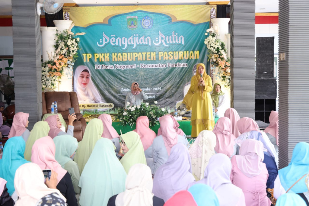 Pengajian Rutin TP PKK di Desa Nogosari Kecamataan Pandaan