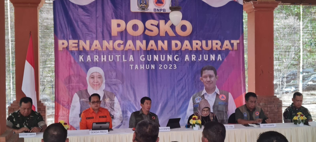 Penanganan Darurat Gunung Arjuno