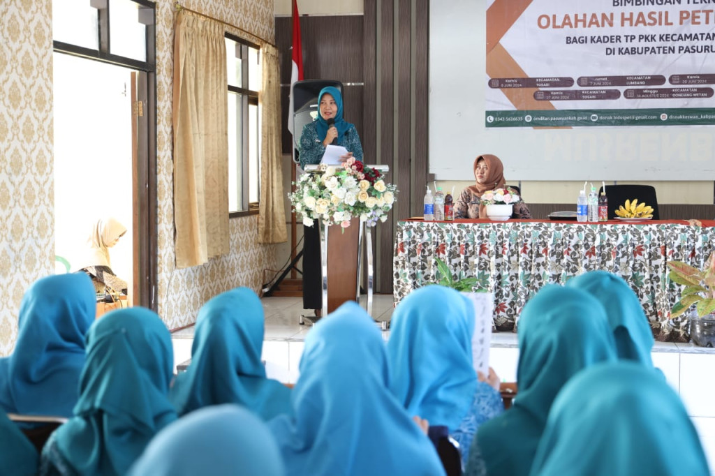 Bimtek Olahan Hasil Peternakan Kader PKK Kecamatan Winongan