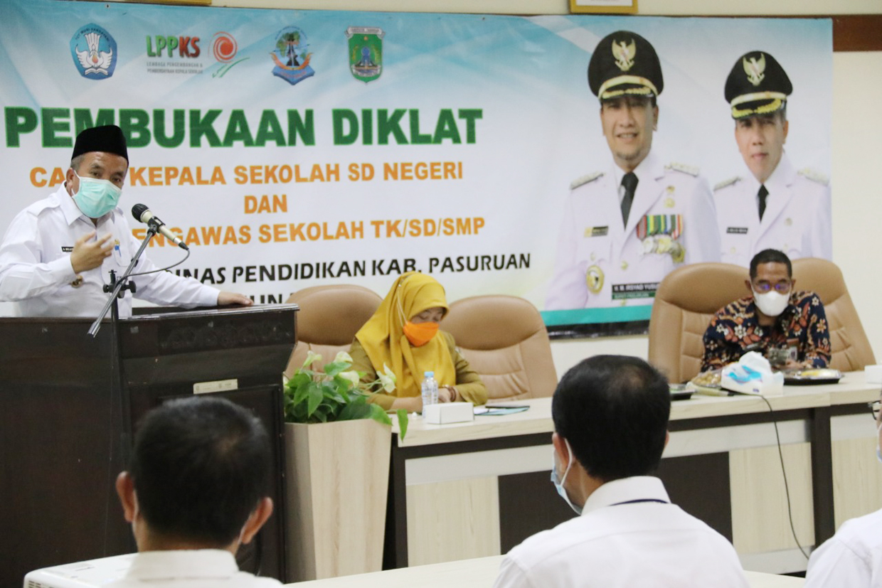 PEMBUKAAN DIKLAT CALON KEPALA SEKOLAH SD NEGER DAN CALON PENGAWAS TK/SD/SMP