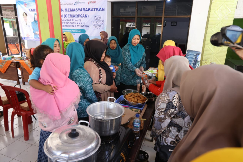 Gemarikan di Kecamatan Pasrepan Dalam Rangka HUT RI Ke-79