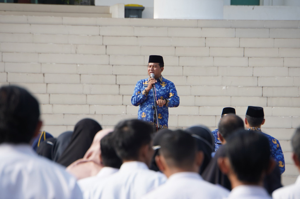 Apel Pagi Bersama di Depan Halaman Gedung Graha Maslahat