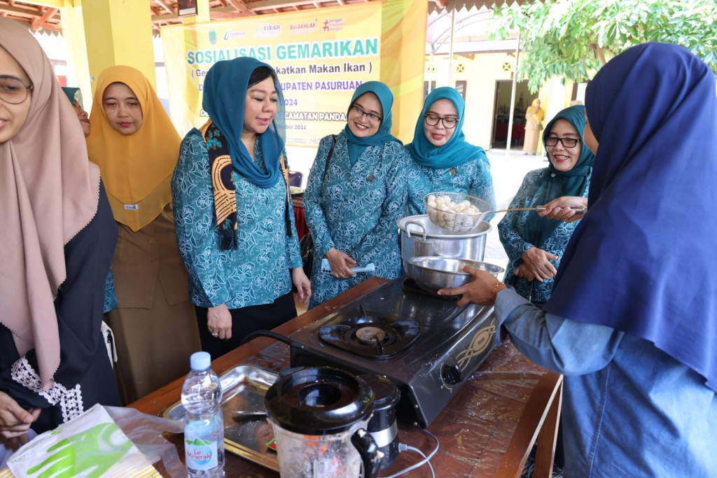 Sosialisasi Gemarikan di Desa Tunggul Wulung Kecamatan Pandaan