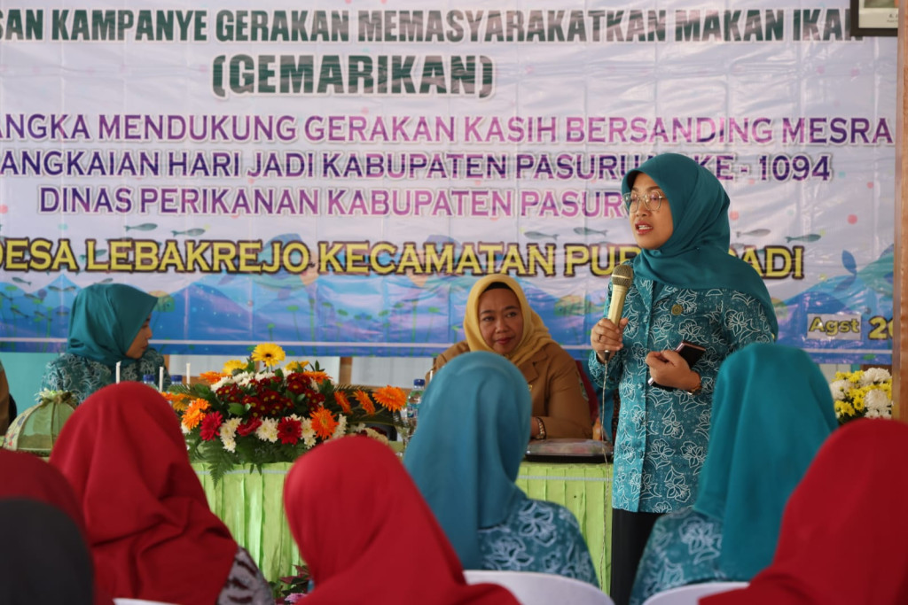 Perluasan Kampanye Gemar Makan Ikan - Lebakrejo Puwodadi