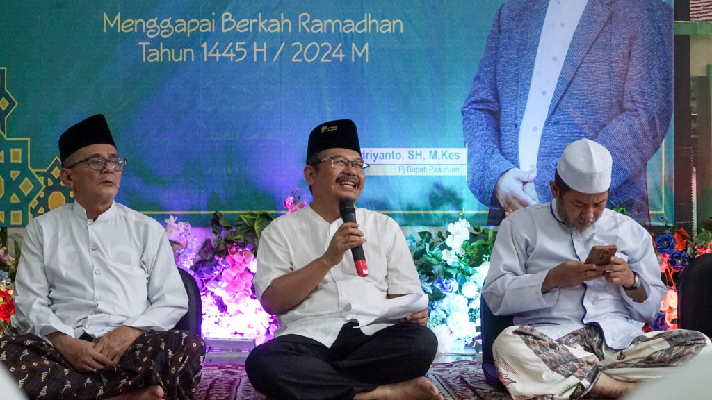 Safari Ramadhan Bersama Pj Bupati Pasuruan di Kecamatan Wonorejo