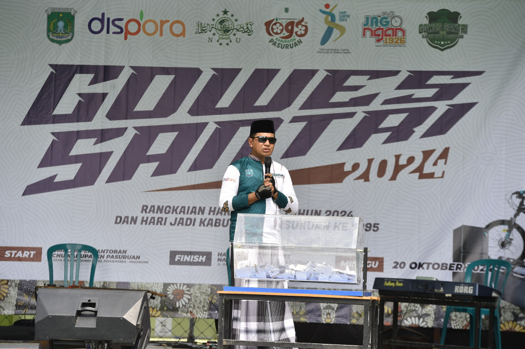 Gowes Santri Peringatan Hari Santri Nasional tahun 2024