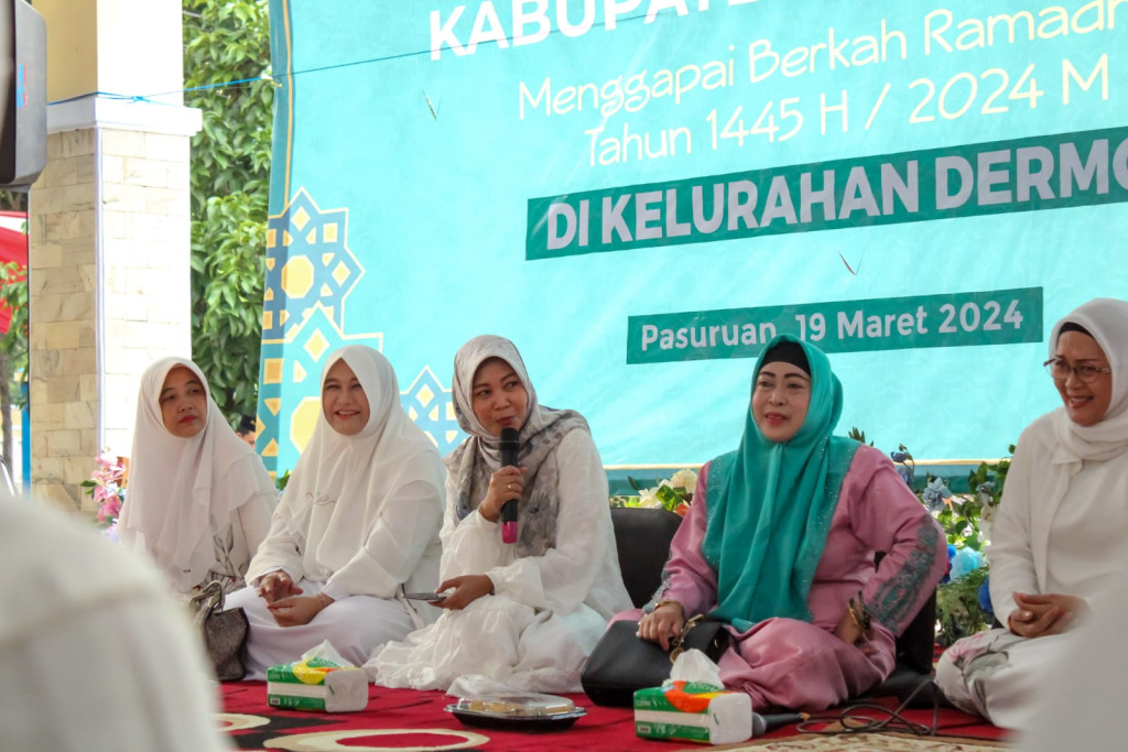 Safari Ramadhan Bersama Pj Ketua TP PKK di Kelurahan Dermo Bangil