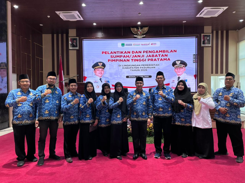 Pelantikan dan Pengambilan Sumpah/Janji Jabatan Pimpinan Tinggi Pratama