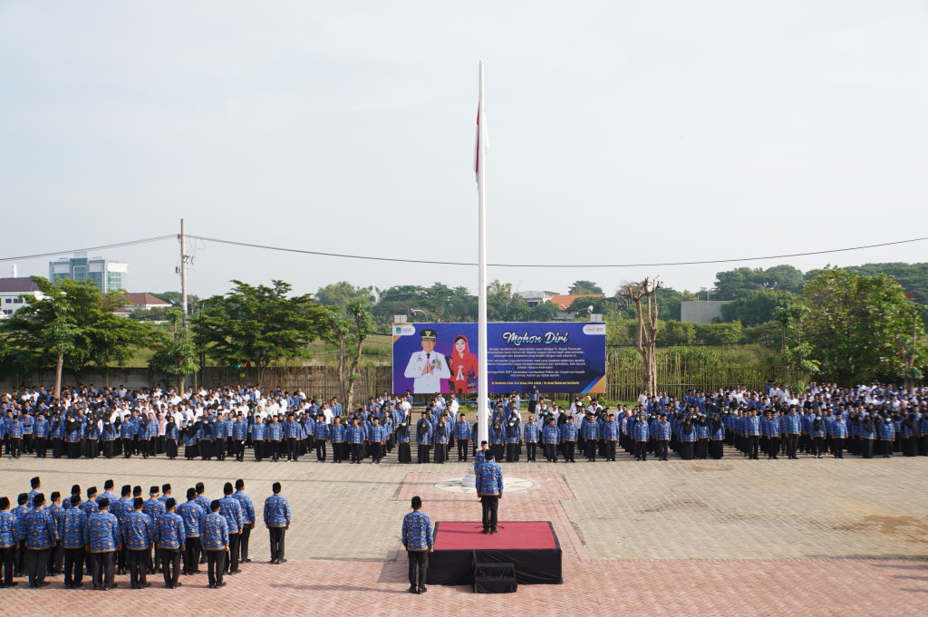 Apel Pagi Bersama di Depan Halaman Gedung Graha Maslahat
