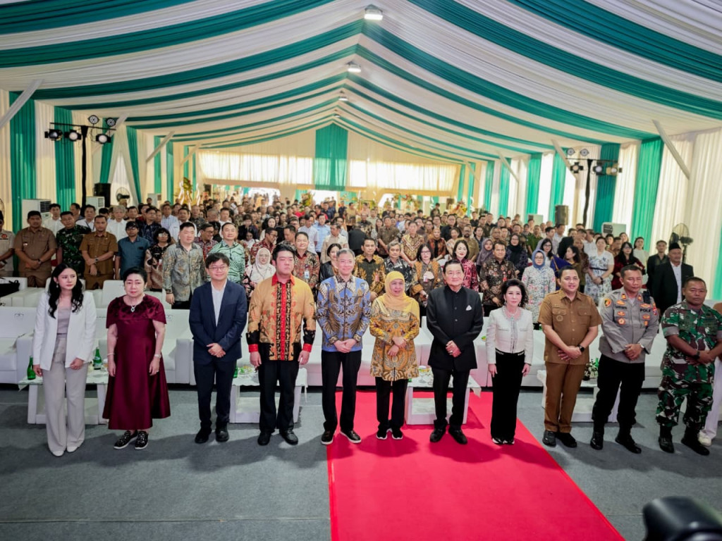 Peresmian Pembukaan Line 4 PT Satria Aneka Industri oleh Gubernur Jawa Timur